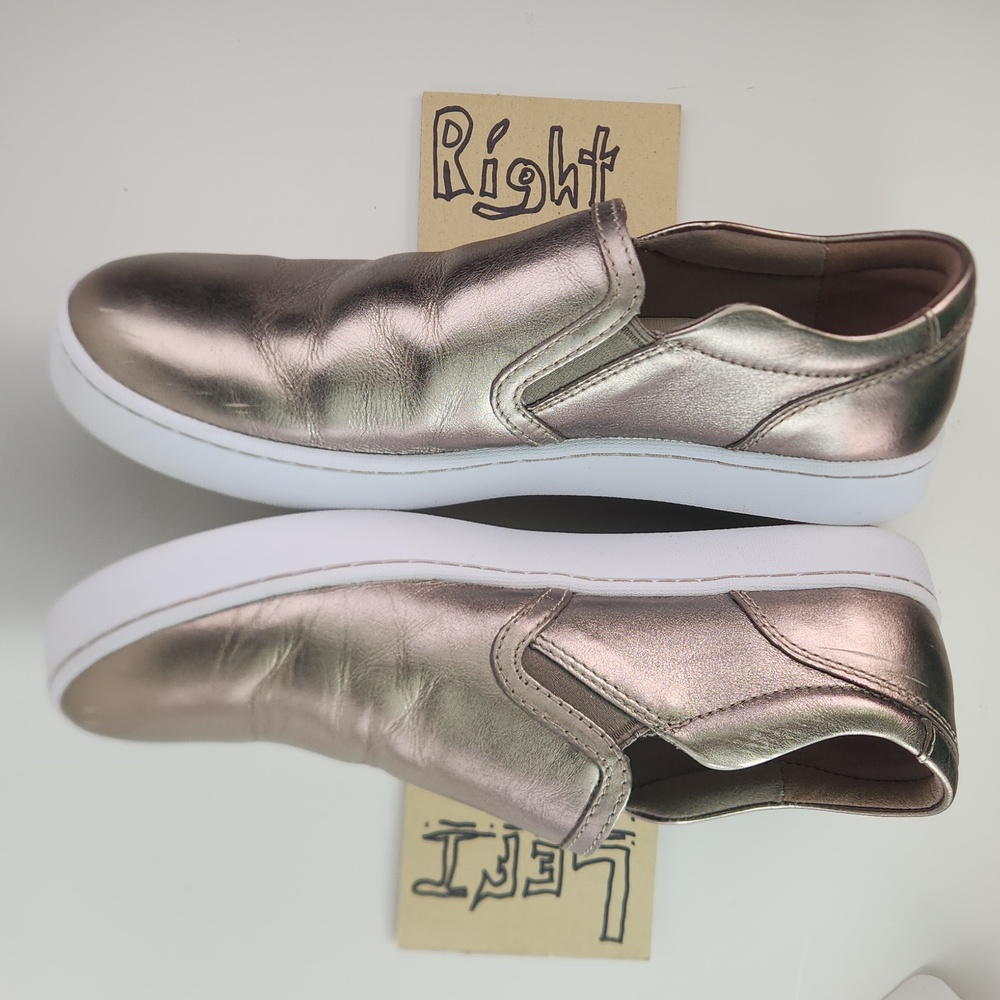CLARKS GOLD Womens Pennies Size 9.5 GUC - Picture 7 of 16